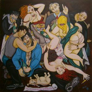 ces moments de solitude
150x150cm acrylique/toile